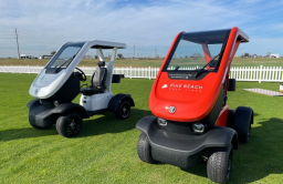 Designer of 2018 Winter Olympic cauldron returns with solo golf cart
