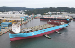 HD Hyundai launches world's first mega methanol-fueled container