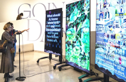 LG Elec unveils OLED TV featuring world-renowned AI artist in US 