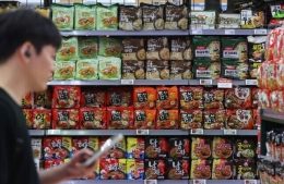 S.Korean ramyun exports increase by 40% in January 