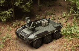 Hyundai Rotem unveils 4th-gen unmanned military vehicle, HR-Sherpa 